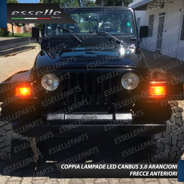 Coppia Frecce Anteriori P21W 24 LED Canbus 3.0 per JEEP WRANGLER II TJ