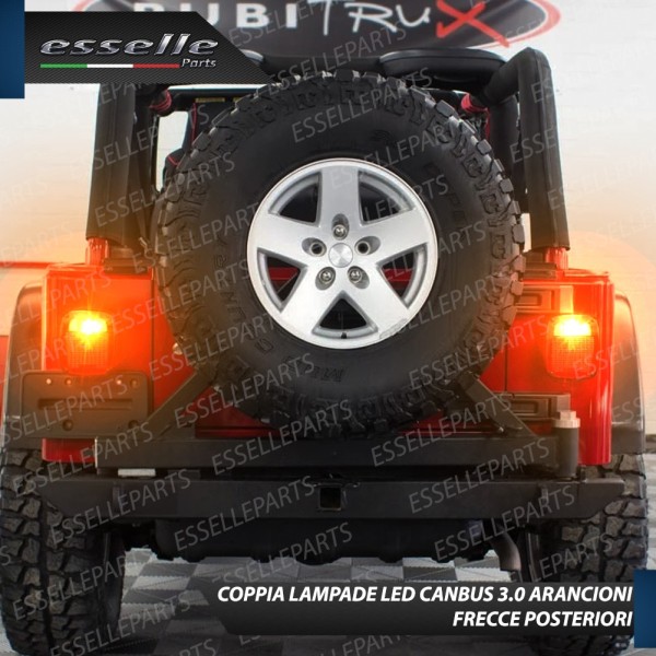 Coppia Frecce Posteriori P21W 24 LED Canbus 3.0 per JEEP WRANGLER II TJ