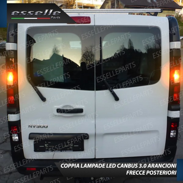 Coppia Frecce Posteriori PY21W 35 LED Canbus NISSAN NV300