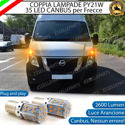 Coppia Frecce Anteriori PY21W 35 LED Canbus NISSAN NV400