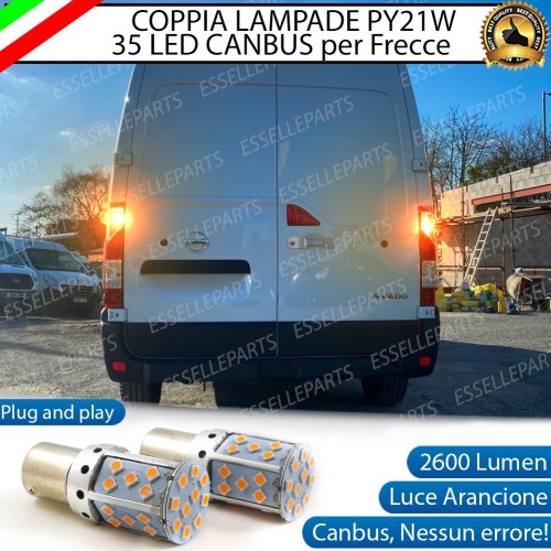 Coppia Frecce Posteriori PY21W 35 LED Canbus NISSAN NV400