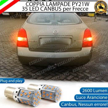 Coppia Frecce Posteriori PY21W 35 LED Canbus NISSAN PRIMERA III
