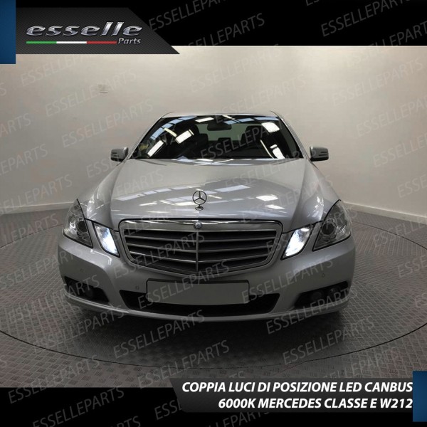 Luci posizione Led MERCEDES CLASSE E W212 6000K Luce Bianca