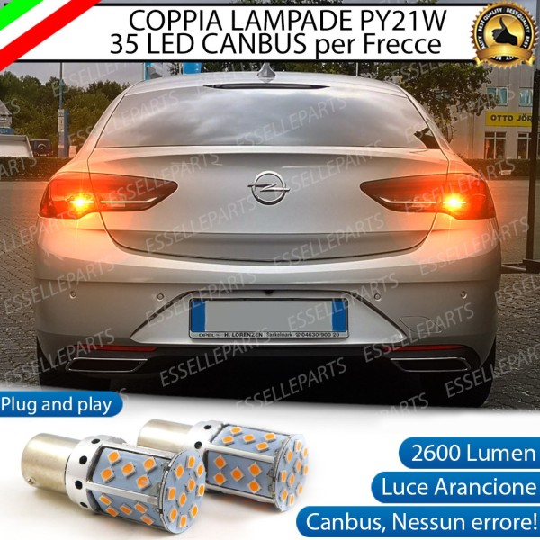 Coppia Frecce Posteriori PY21W 35 LED Canbus OPEL Insignia B