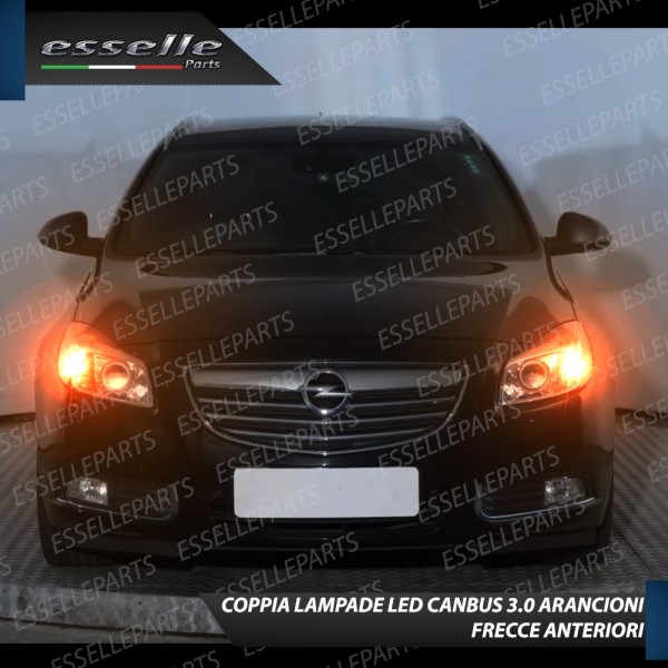 Coppia Frecce Anteriori PY21W 35 LED Canbus Opel Insignia FINO AL 2013 CON BIXENON