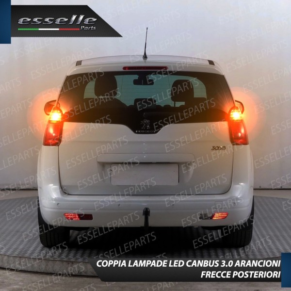 Coppia Frecce Posteriori P21W 35 LED Canbus Peugeot 5008 Restyling