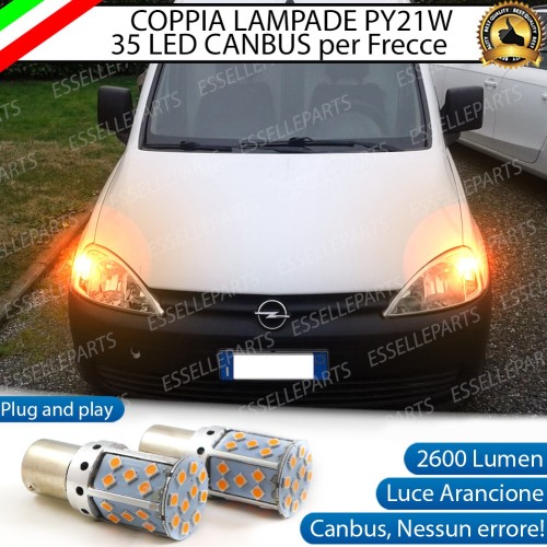 Coppia Frecce Anteriori PY21W 35 LED Canbus OPEL COMBO C