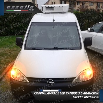 Coppia Frecce Anteriori PY21W 35 LED Canbus OPEL COMBO C