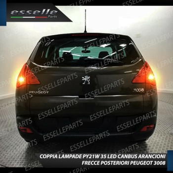 Coppia Frecce Posteriori PY21W 35 LED Canbus PEUGEOT 3008 I