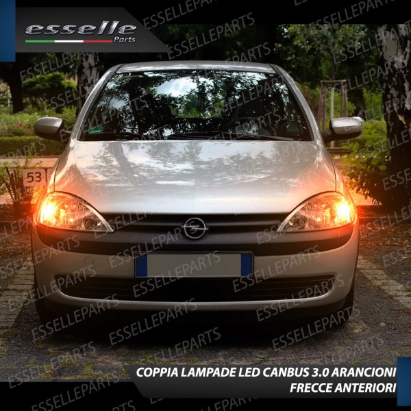 Coppia Frecce Anteriori PY21W 35 LED Canbus Opel Corsa C
