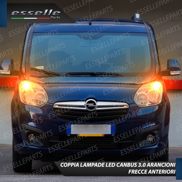 Coppia Frecce Anteriori PY21W 24 LED Canbus 3.0 per OPEL COMBO D