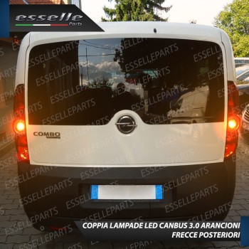 Coppia Frecce Posteriori PY21W 24 LED Canbus 3.0 per OPEL COMBO D