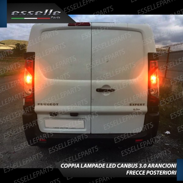 Coppia Frecce Posteriori PY21W 24 LED Canbus 3.0 per PEUGEOT EXPERT TEEPEE