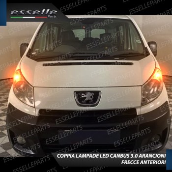 Coppia Frecce Anteriori PY21W 24 LED Canbus 3.0 per PEUGEOT EXPERT TEEPEE