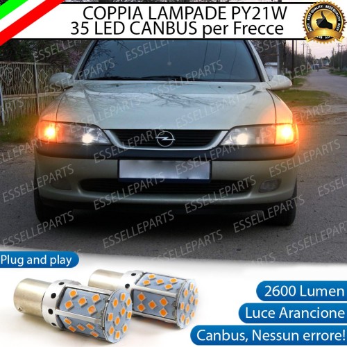 Coppia Frecce Anteriori PY21W 35 LED Canbus OPEL VECTRA B