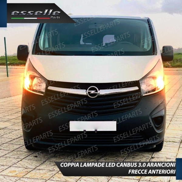 Coppia Frecce Anteriori PY21W 35 LED Canbus OPEL VIVARO B