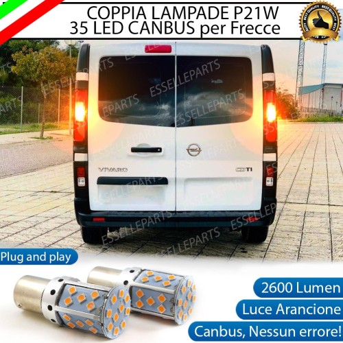 Coppia Frecce Posteriori P21W 35 LED Canbus OPEL VIVARO B