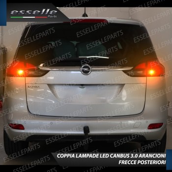 Coppia Frecce Posteriori PY21W 24 LED Canbus 3.0 per OPEL ZAFIRA C RESTYLING Coppia Frecce Posteriori PY21W 24 LED Canbus 3.0 per OPEL ZAFIRA C RESTYLING