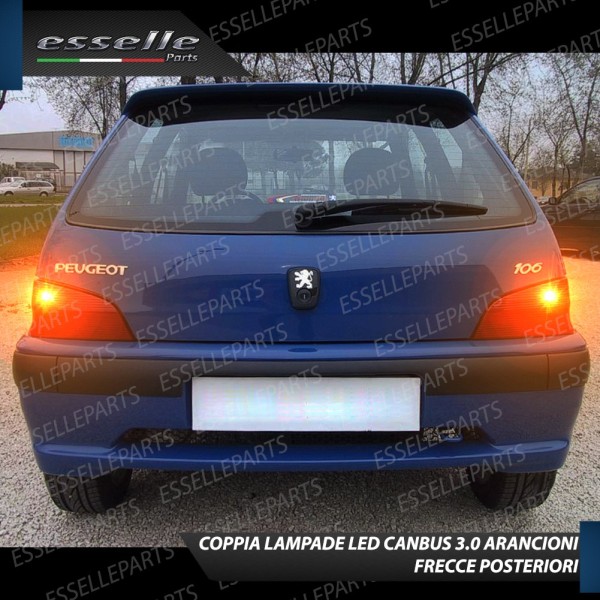Coppia Frecce Posteriori PY21W 35 LED Canbus PEUGEOT 106
