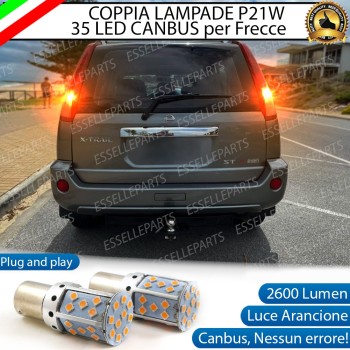 Coppia Frecce Posteriori P21W 35 LED Canbus NISSAN XTRAIL I