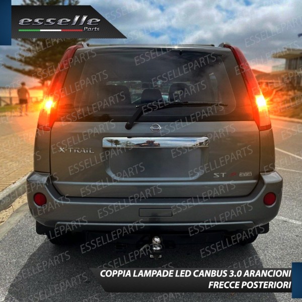 Coppia Frecce Posteriori P21W 35 LED Canbus NISSAN XTRAIL I