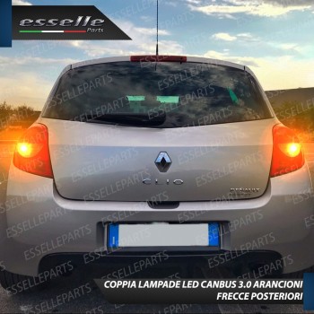 Coppia Frecce Posteriori PY21W 35 LED Canbus RENAULT Clio 3