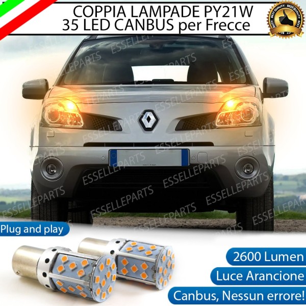 Coppia Frecce Anteriori PY21W 35 LED Canbus Renault Koleos