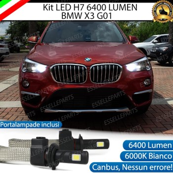 Kit Full LED H7 6400 LUMEN Abbaglianti BMW X3 G01