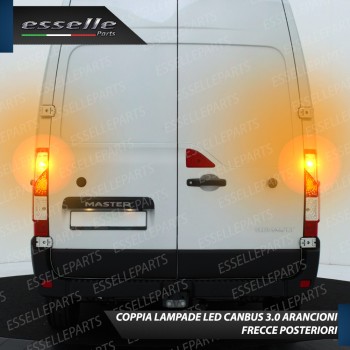 Coppia Frecce Posteriori PY21W 35 LED Canbus RENAULT MASTER 3