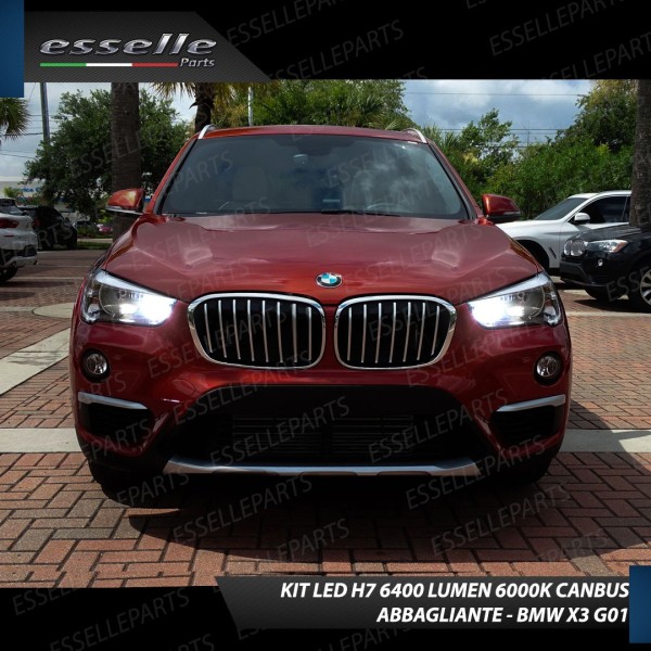Kit Full LED H7 6400 LUMEN Abbaglianti BMW X3 G01