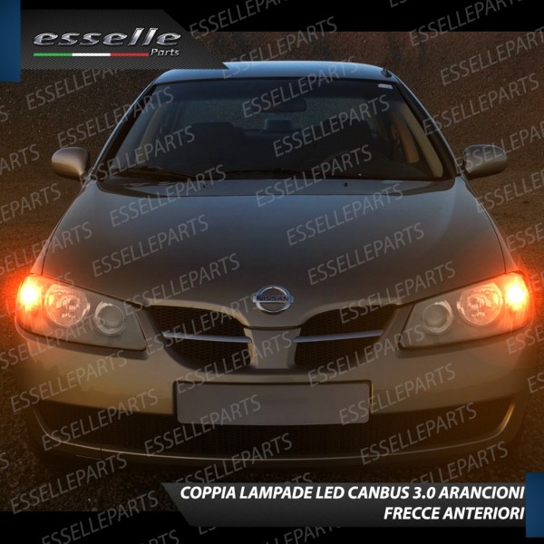 Coppia Frecce Anteriori P21W 35 LED Canbus NISSAN ALMERA MK2 DAL 08/2002