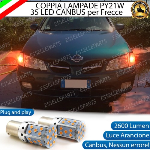 Coppia Frecce Anteriori PY21W 35 LED Canbus NISSAN ALMERA 2