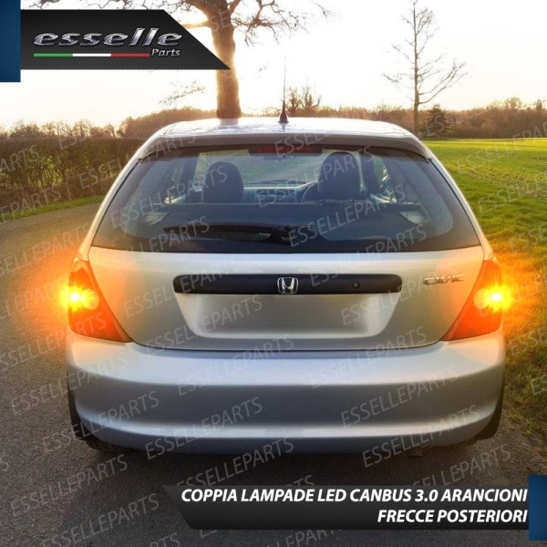 Coppia Frecce Posteriori P21W 35 LED Canbus HONDA CIVIC 7G FINO AL 2003