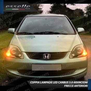 Coppia Frecce Anteriori T20 WY21W 35 LED Canbus HONDA CIVIC 7G