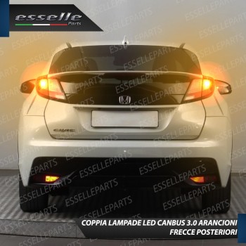 Coppia Lampade T15 W16W 15 LED CANBUS PER FRECCE DIREZIONALI PER HONDA CIVIC 9G DAL 2015 Coppia Lampade T15 W16W 15 LED CANBUS PER FRECCE DIREZIONALI PER HONDA CIVIC 9G DAL 2015