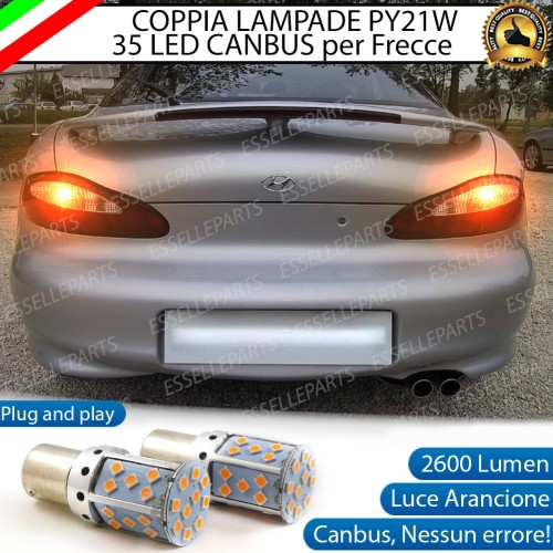 Coppia Frecce Posteriori PY21W 35 LED Canbus HYUNDAI COUPE I PRE-RESTYLING
