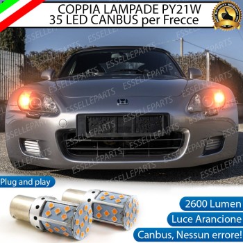 FINO AL 2003 - Coppia Frecce Anteriori PY21W 35 LED Canbus HONDA S2000
