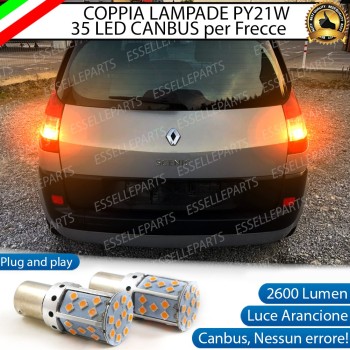 Coppia Frecce Posteriori PY21W 35 LED Canbus RENAULT Scenic 2 Coppia Frecce Posteriori PY21W 35 LED Canbus RENAULT Scenic 2