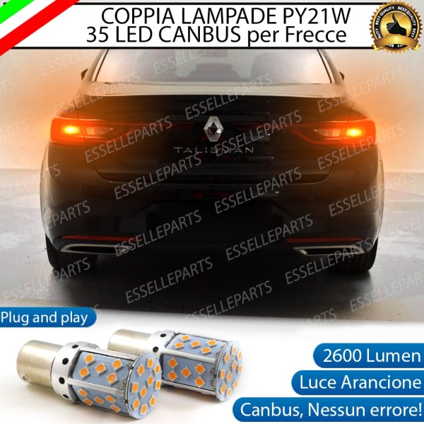 Coppia Frecce Posteriori PY21W 35 LED Canbus RENAULT Talisman