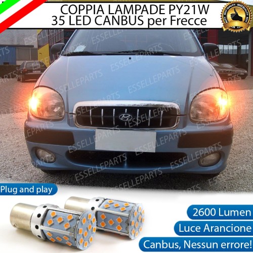 Coppia Frecce Anteriori PY21W 35 LED Canbus HYUNDAI ATOS