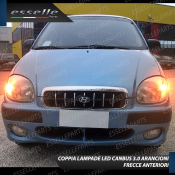 Coppia Frecce Anteriori PY21W 35 LED Canbus HYUNDAI ATOS