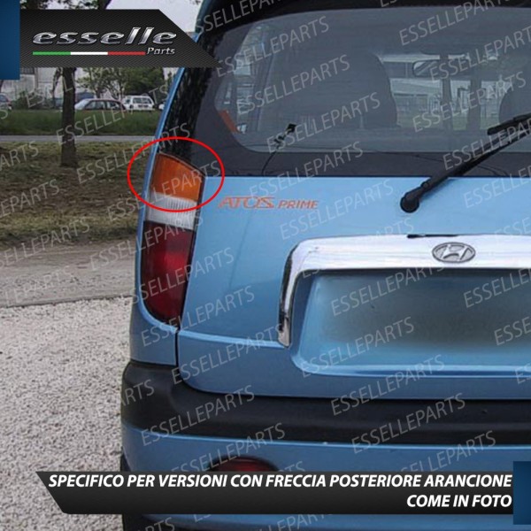 Coppia Frecce Posteriori P21W 35 LED Canbus HYUNDAI ATOS con Plastica delle Arancioni