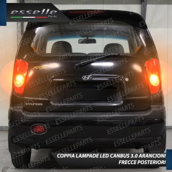 Coppia Frecce Posteriori P21W 35 LED Canbus HYUNDAI ATOS con Plastica delle Arancioni