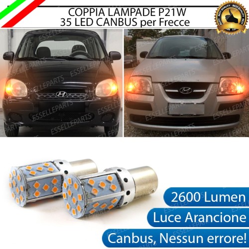 Coppia Frecce Anteriori P21W 35 LED Canbus HYUNDAI ATOS