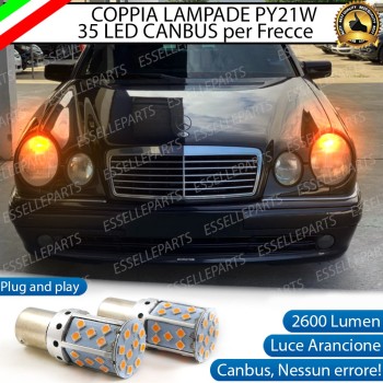 Coppia Frecce Anteriori PY21W 35 LED Canbus MERCEDES CLASSE E W210