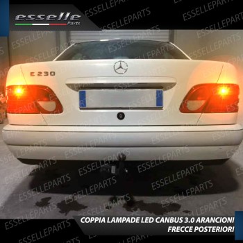 Coppia Frecce Posteriori P21W 35 LED Canbus MERCEDES CLASSE E W210 con frecce Arancioni