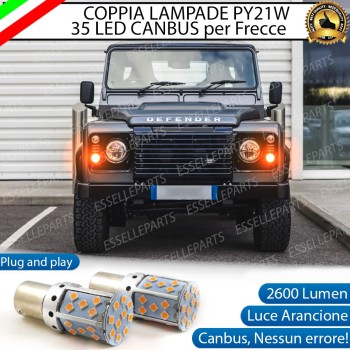 Coppia Frecce Anteriori PY21W 35 LED Canbus LAND ROVER DEFENDER