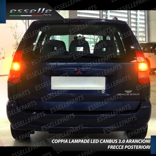 Frecce Posteriori PY21W 35 LED Canbus MITSUBISHI SPACE STAR con frecce Trasparenti