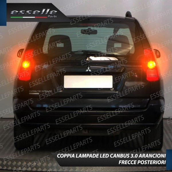 Frecce Posteriori P21W 35 LED Canbus MITSUBISHI SPACE STAR con frecce Arancioni