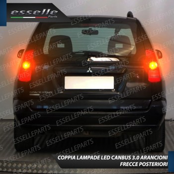Frecce Posteriori P21W 35 LED Canbus MITSUBISHI SPACE STAR con frecce Arancioni Frecce Posteriori P21W 35 LED Canbus MITSUBISHI SPACE STAR con frecce Arancioni